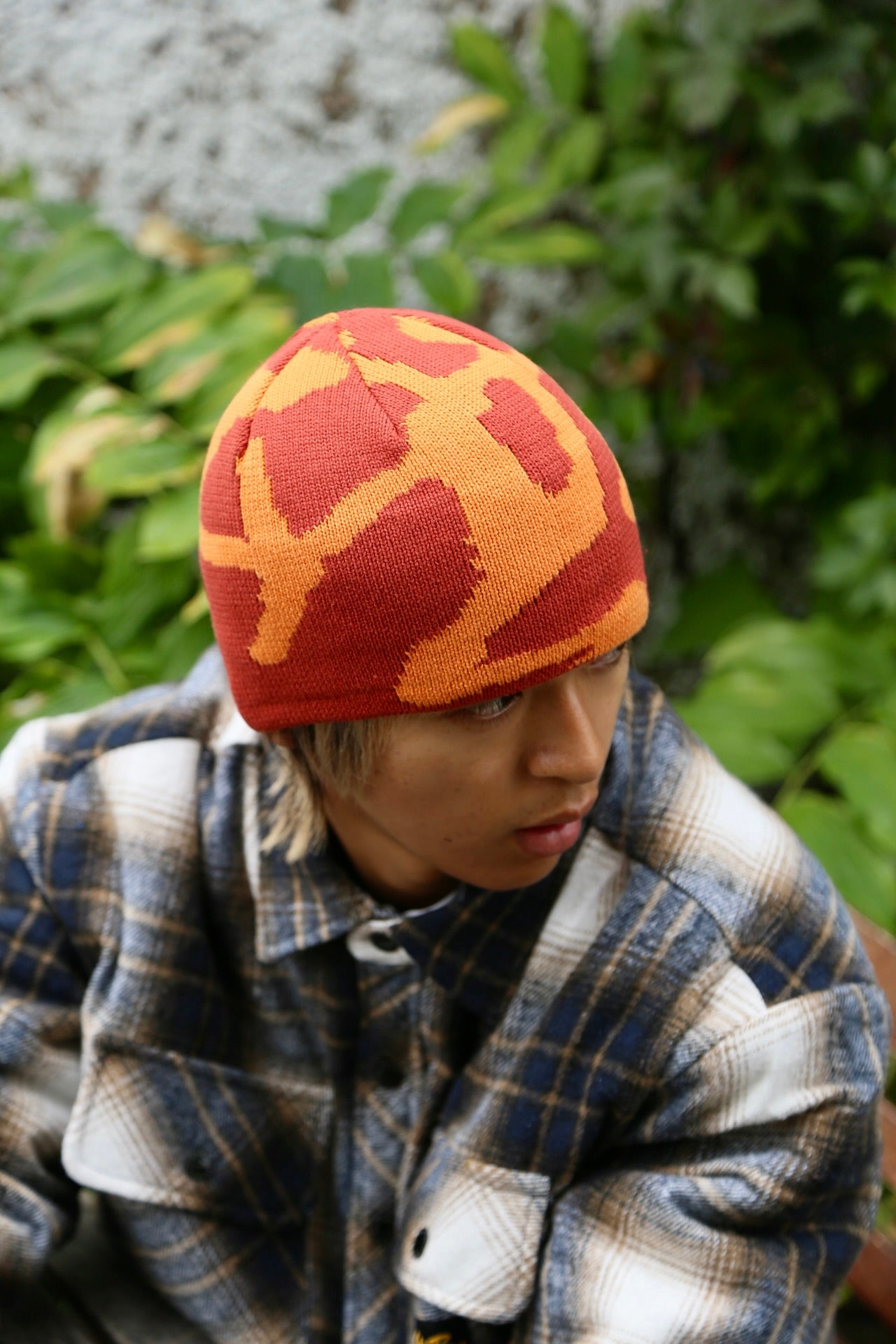 Burly Runningman Beanie Burnt Orange