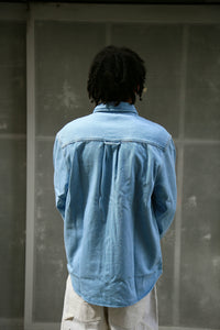 Harvey Shirt jacket Blue Stone Bleached