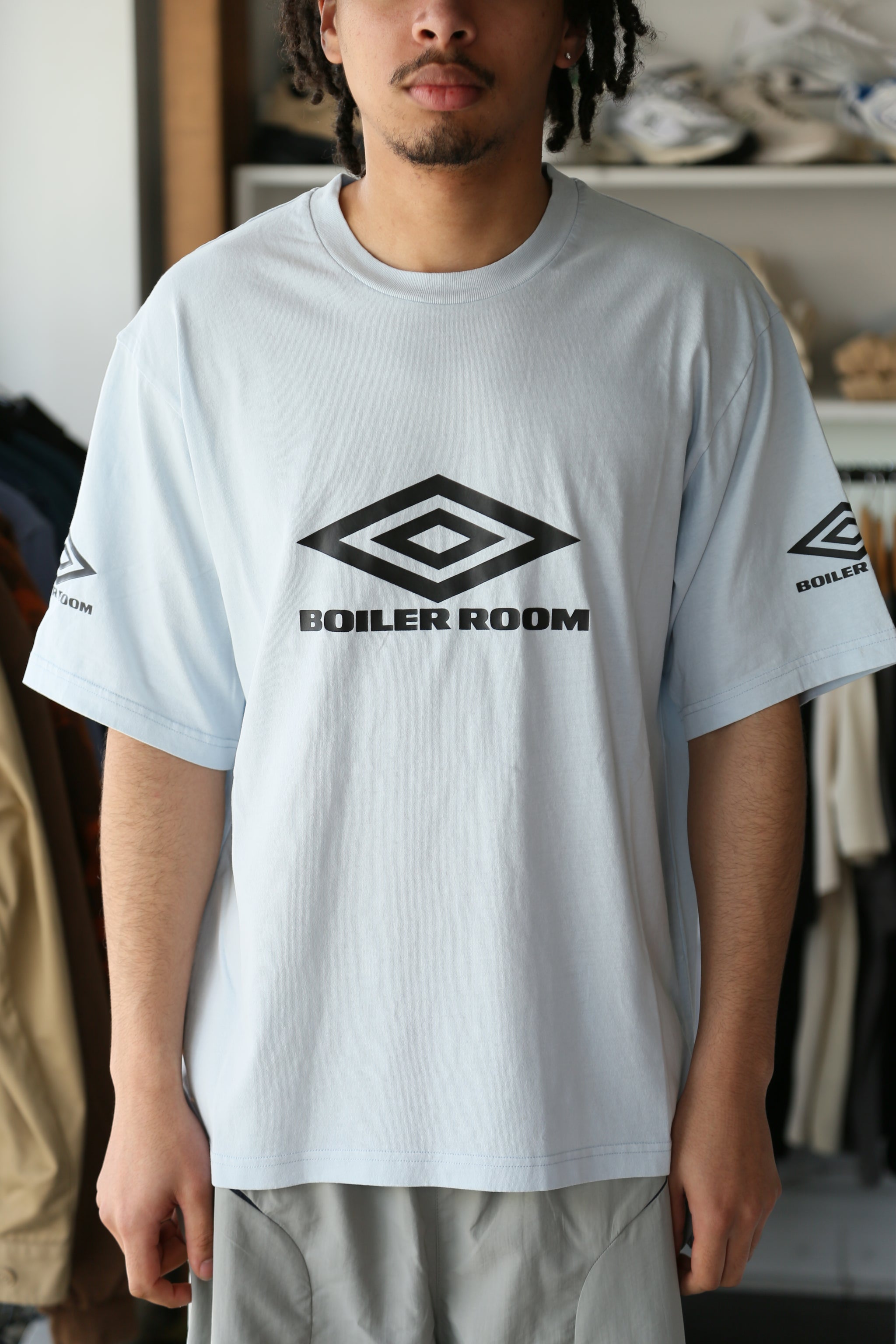 Boiler Room Boiler Room x Umbro Football Jersey Black | END