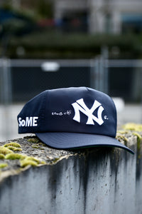 Something NY Cap Navy Nylon
