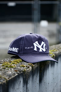 Something NY Cap Contrast Navy Cotton