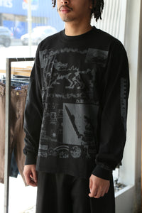 Kiiro Shinkansen LS Shirt Black