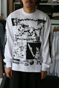 Kiiro Shinkansen LS Shirt White