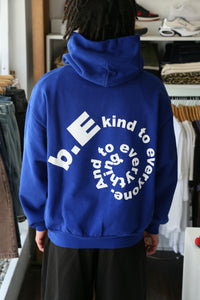 Low Logo Hoodie Cobalt Blue