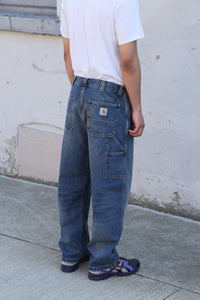OG Single Knee Pant Blue Dark Used Wash