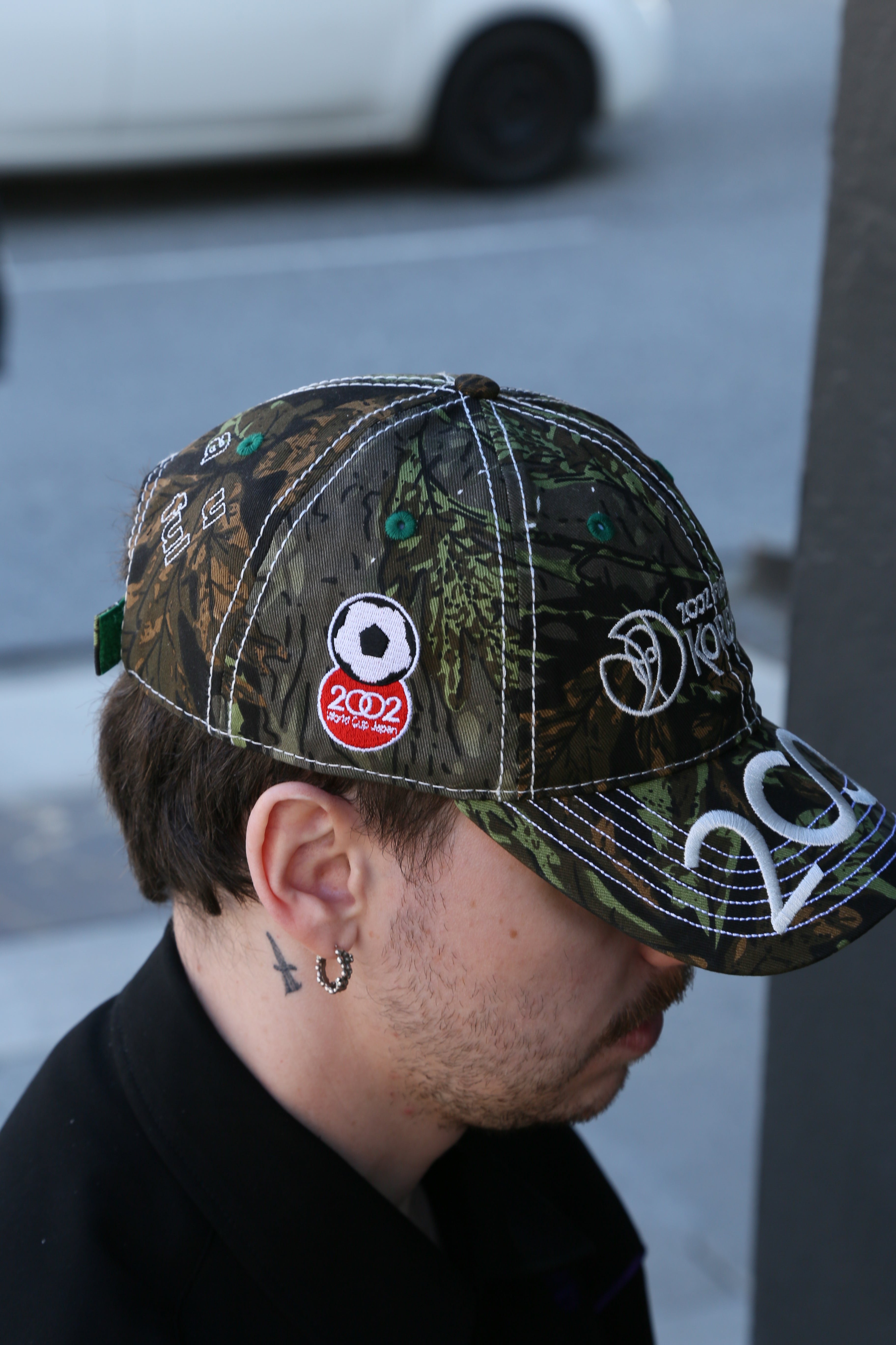 Korea Japan 2002 6-Panel Hat Camo