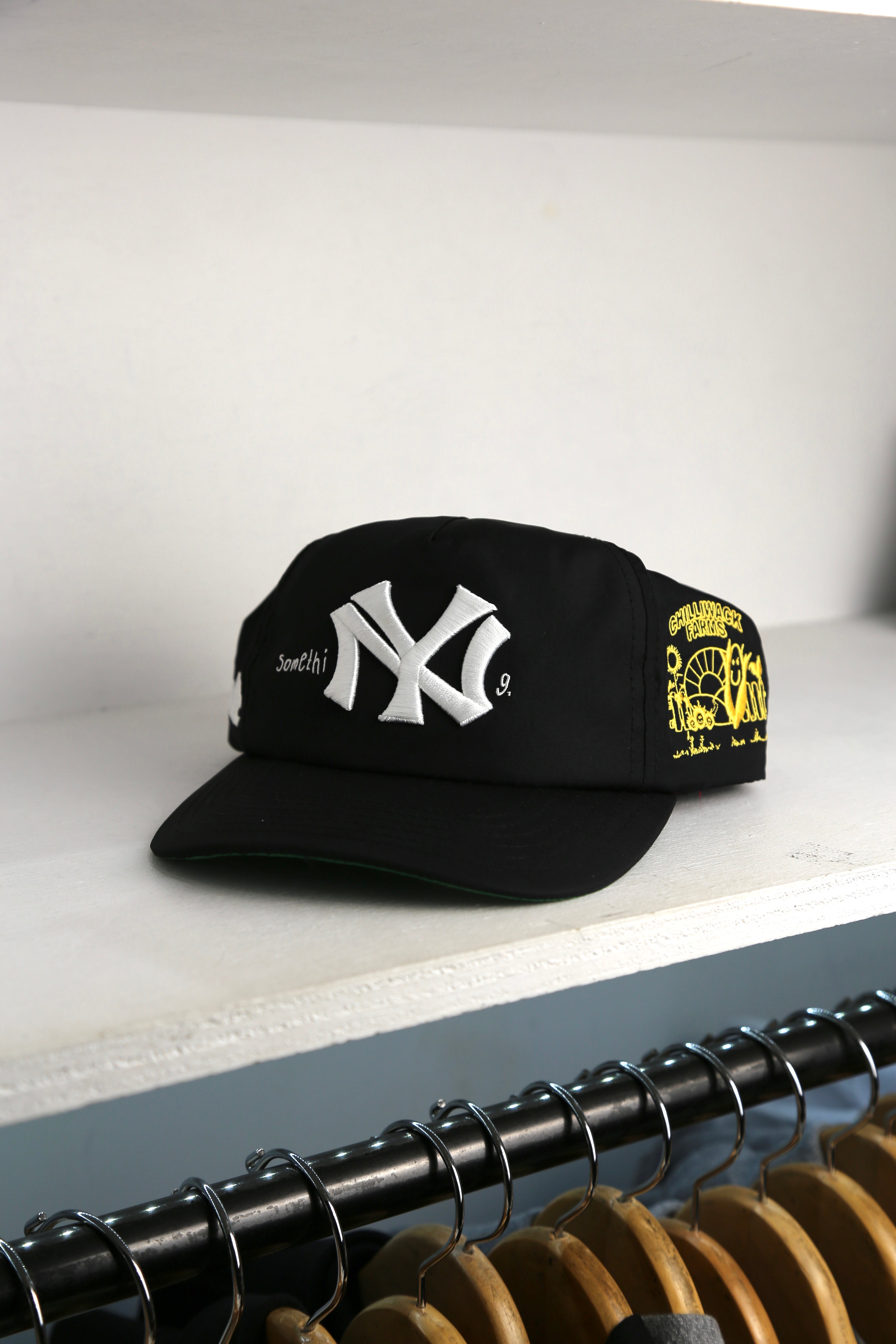 Something Big Apple Cap Black Nylon