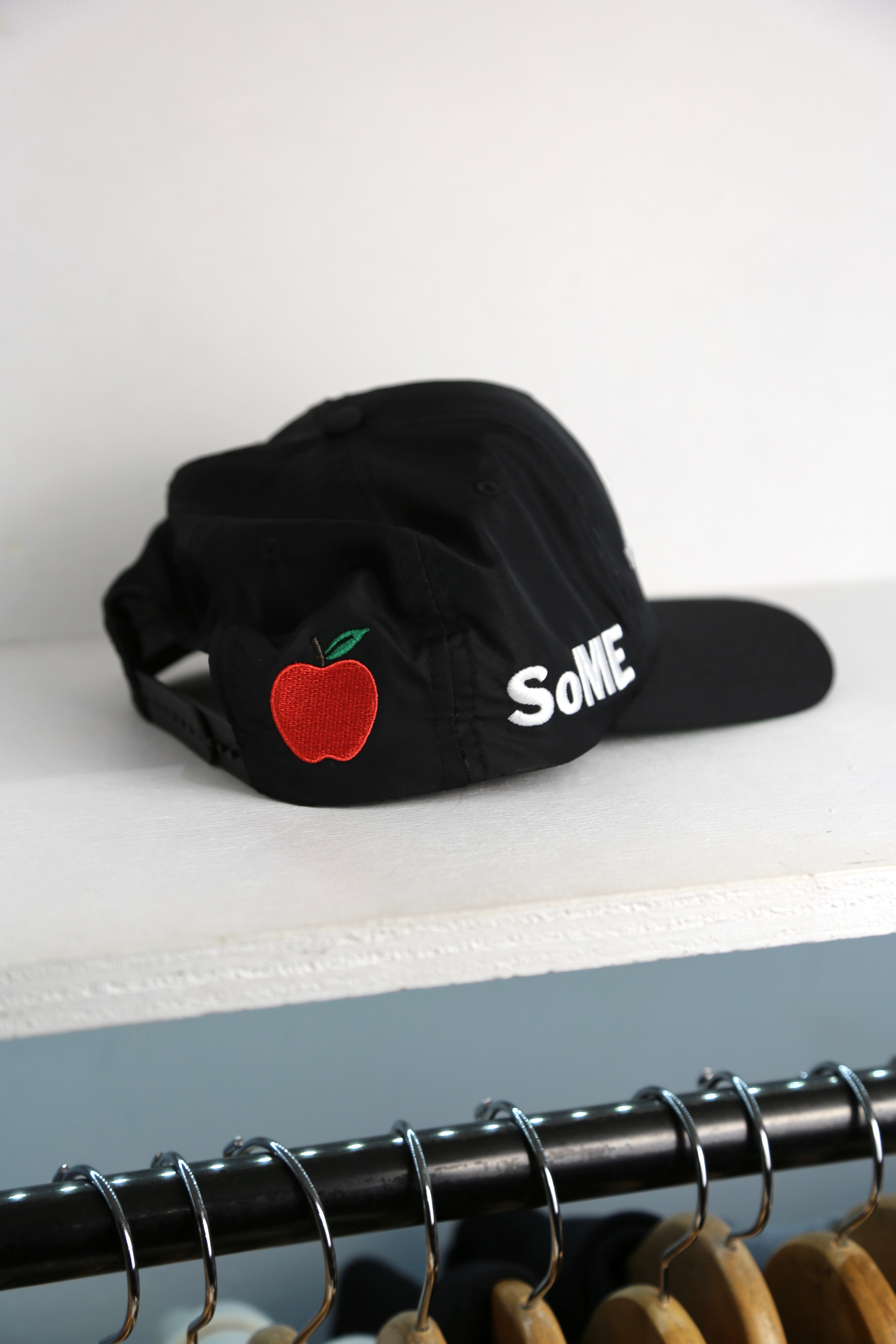 Something Big Apple Cap Black Nylon