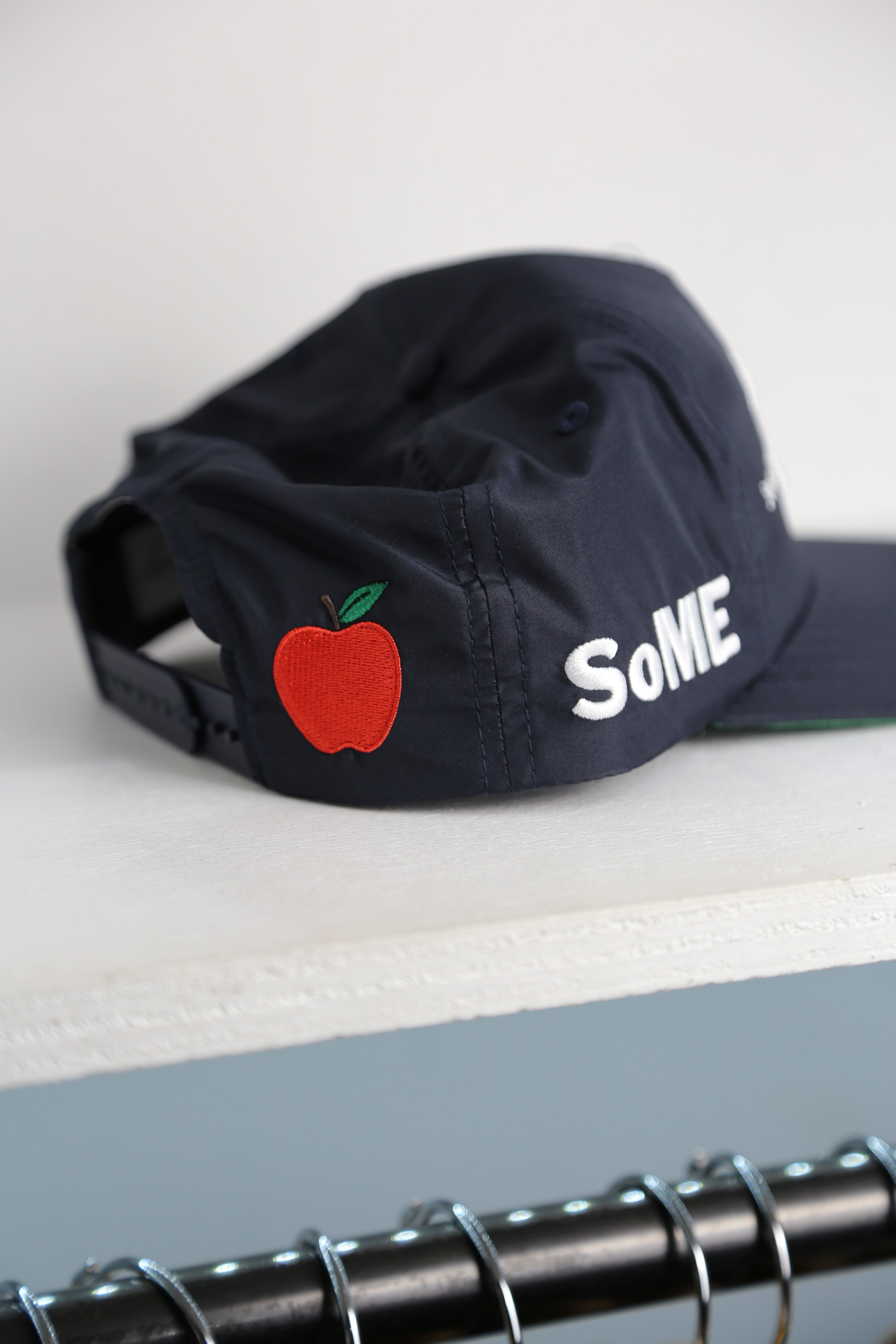 Something Big Apple Cap Navy Nylon