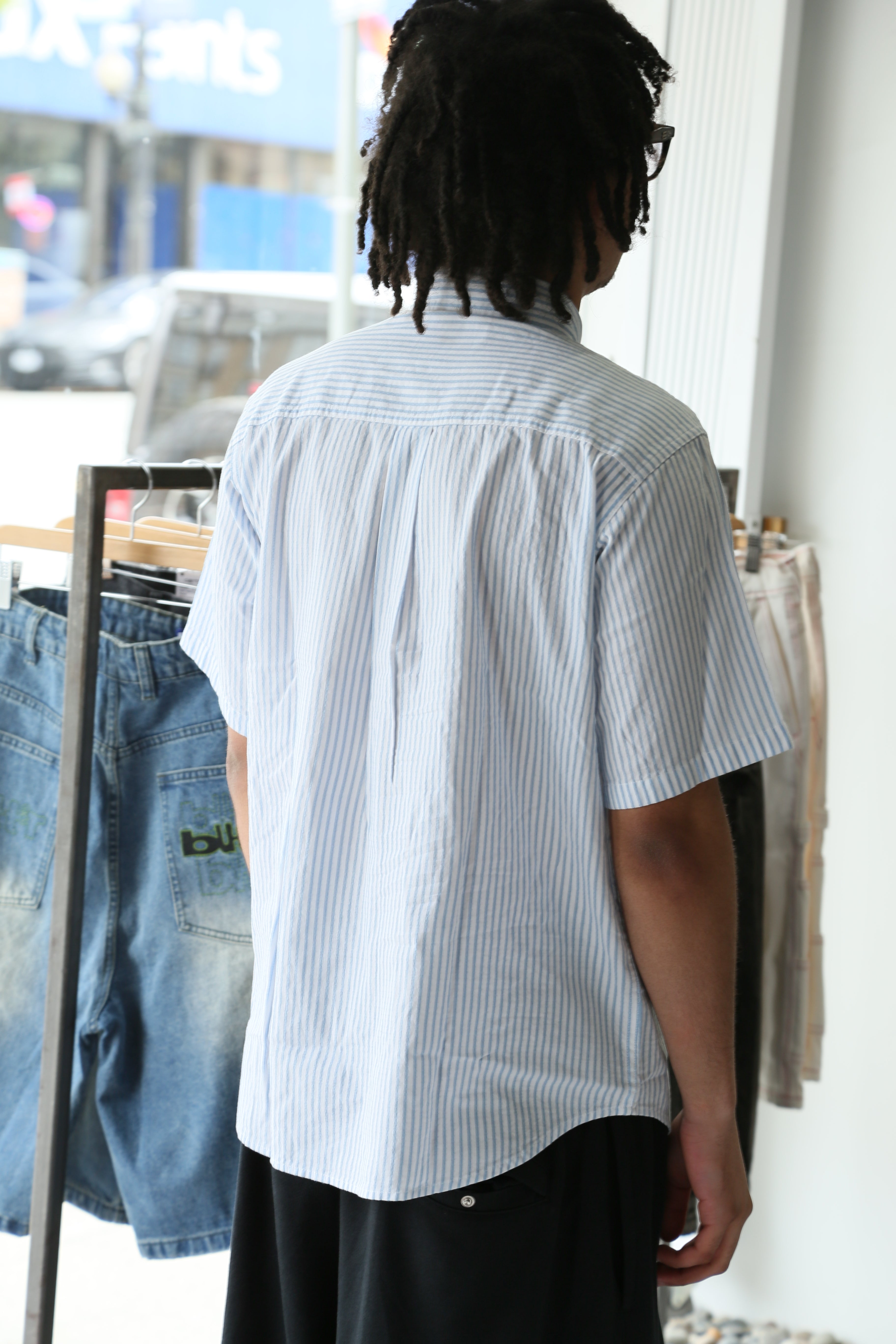Phelps Stripe Shirt Bluebird
