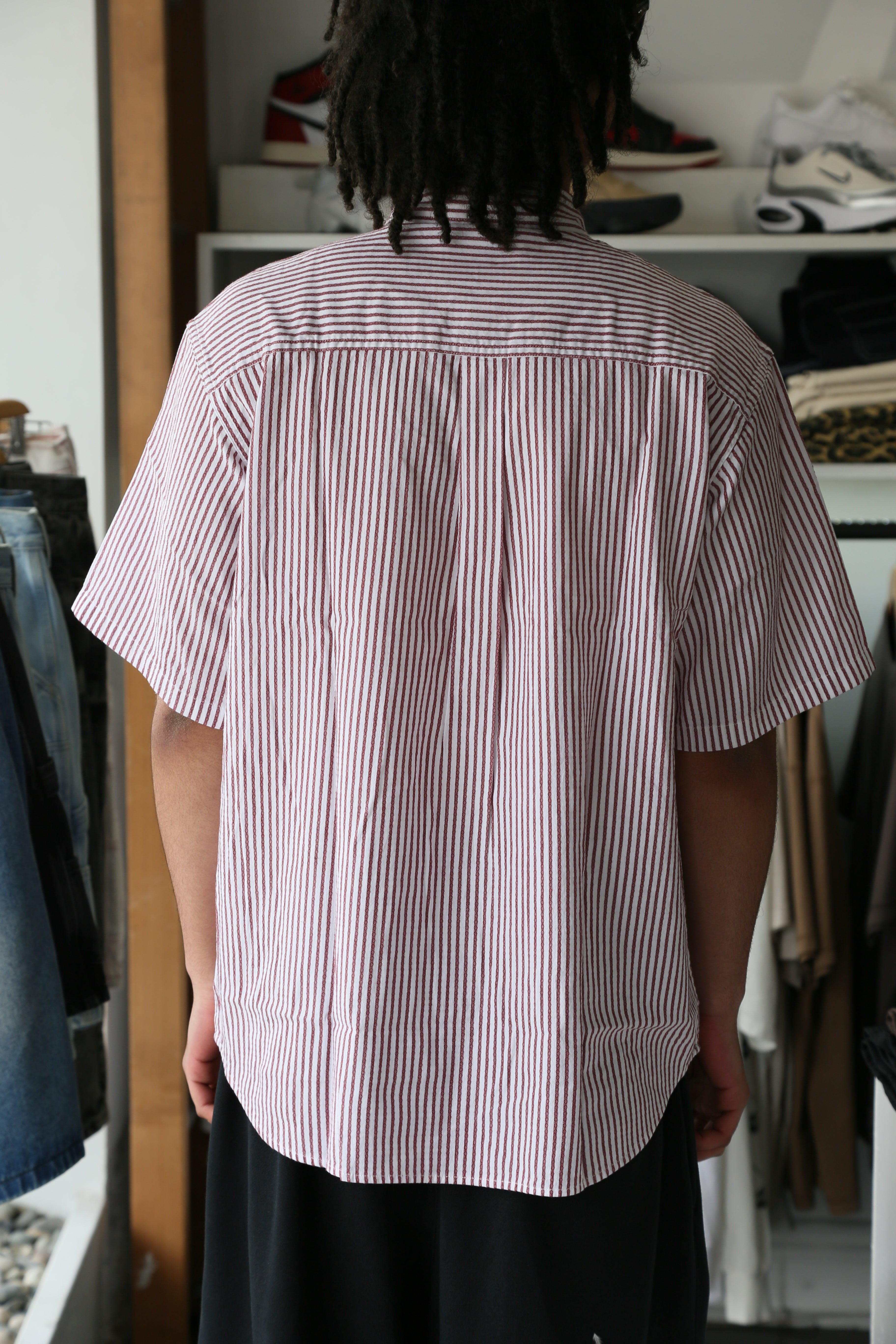 Phelps Stripe Shirt Mulberry