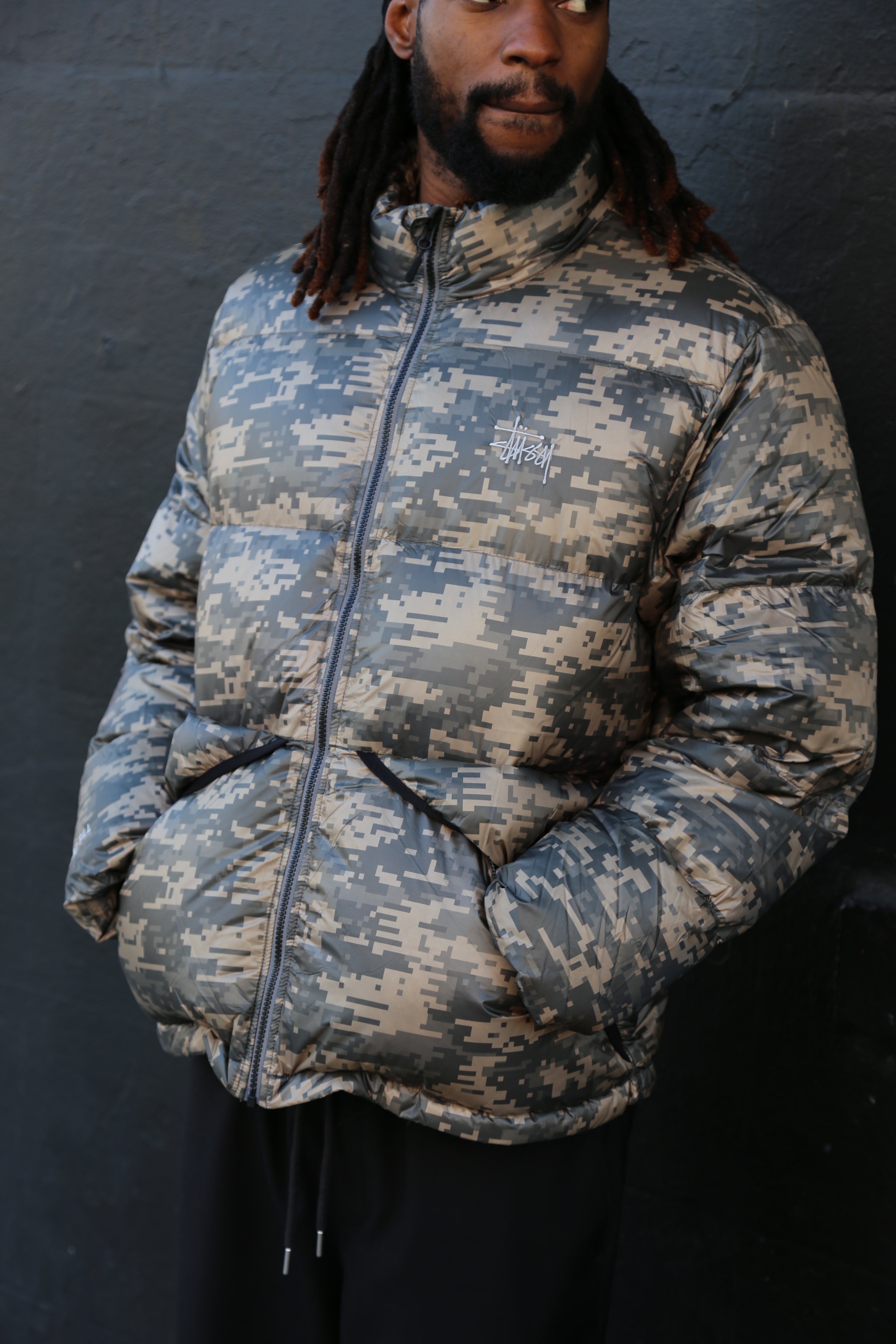 Micro Ripstop Down Mock Digi Camo