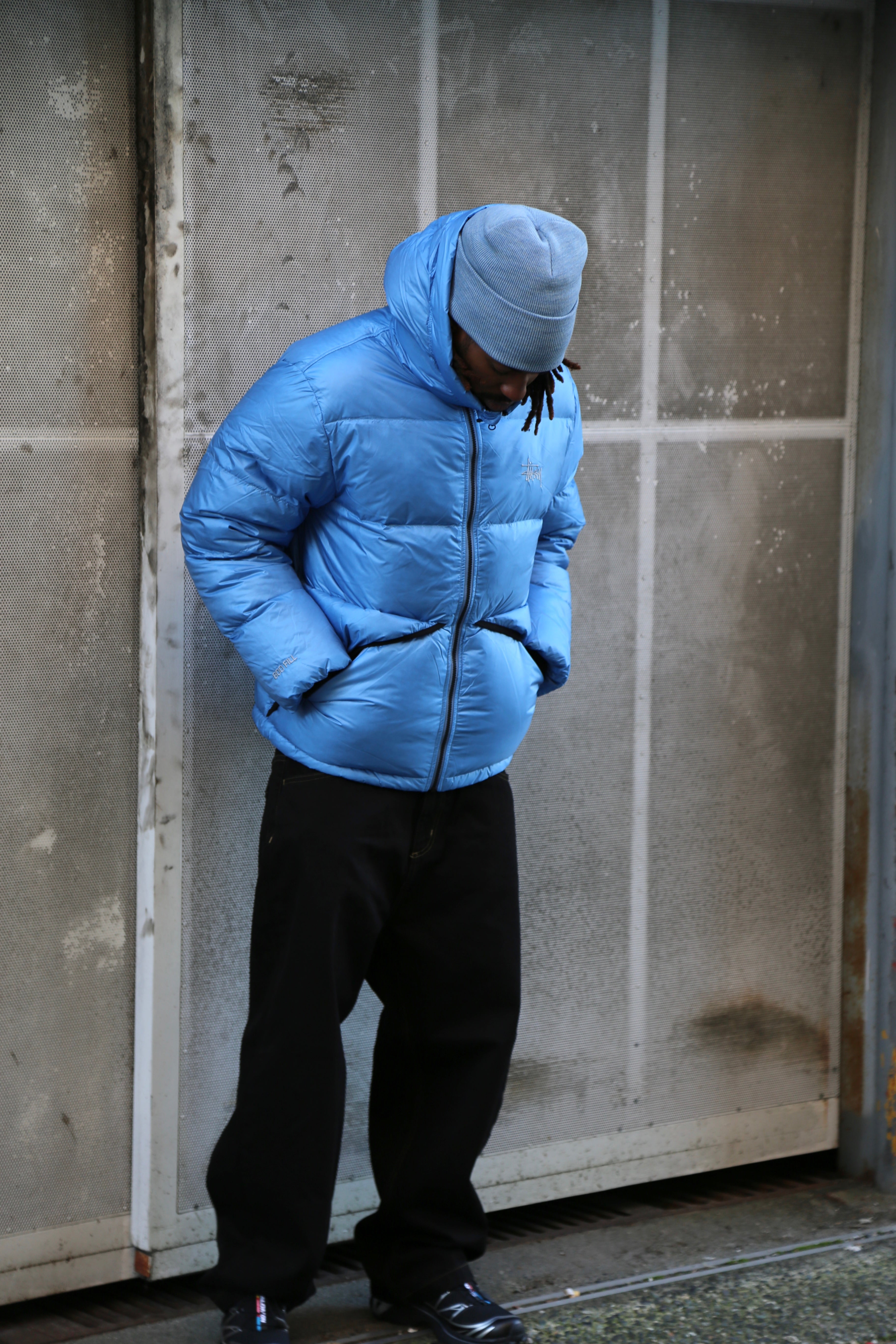 Micro Ripstop Down Parka Sky Blue