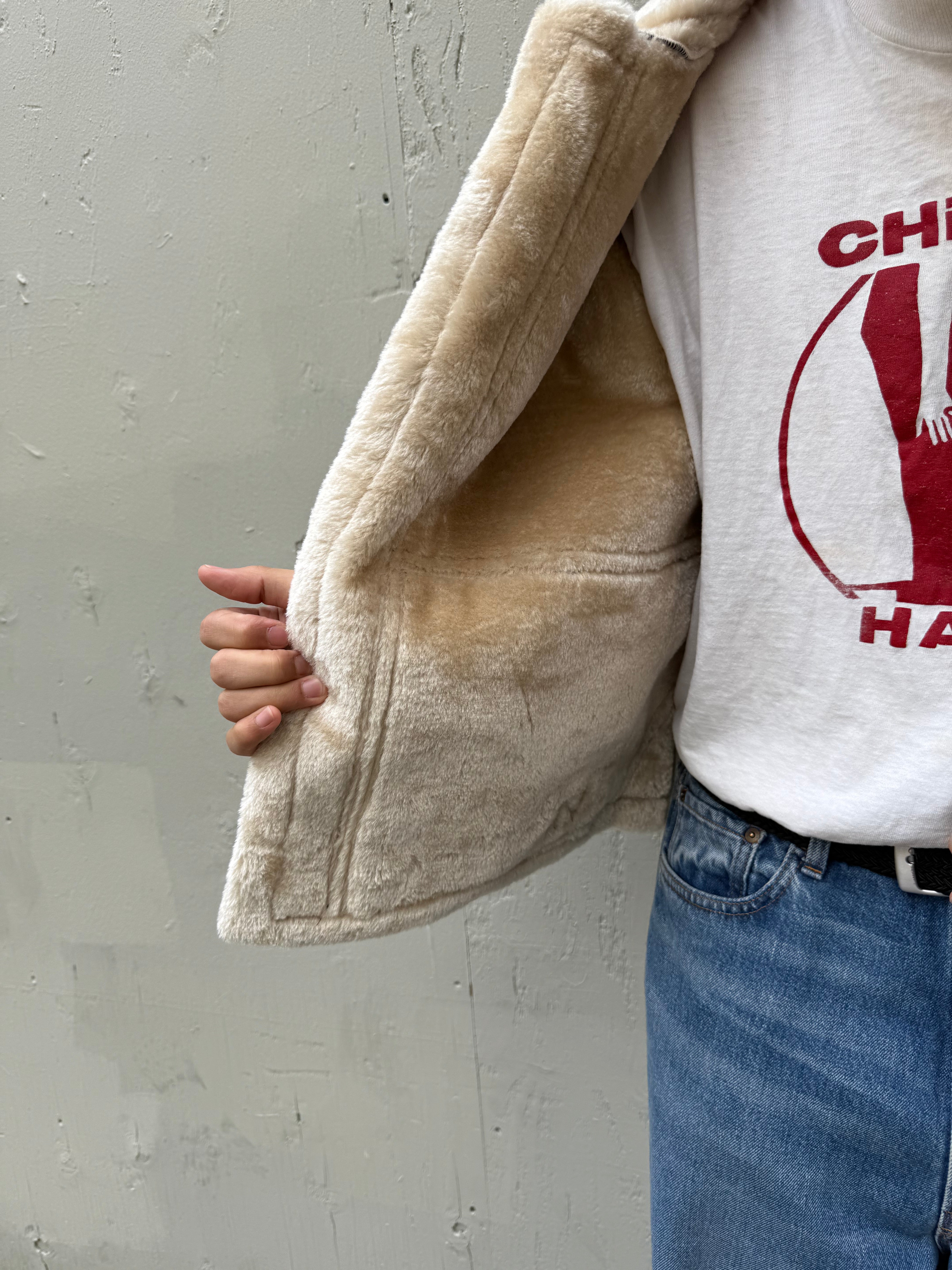 Faux Leather B-3 Mod Jacket Espresso