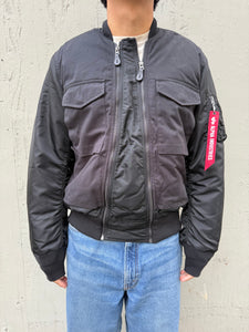 MA-1 Mixed Cotton Flight Jacket Black – Complex Clothing Inc.