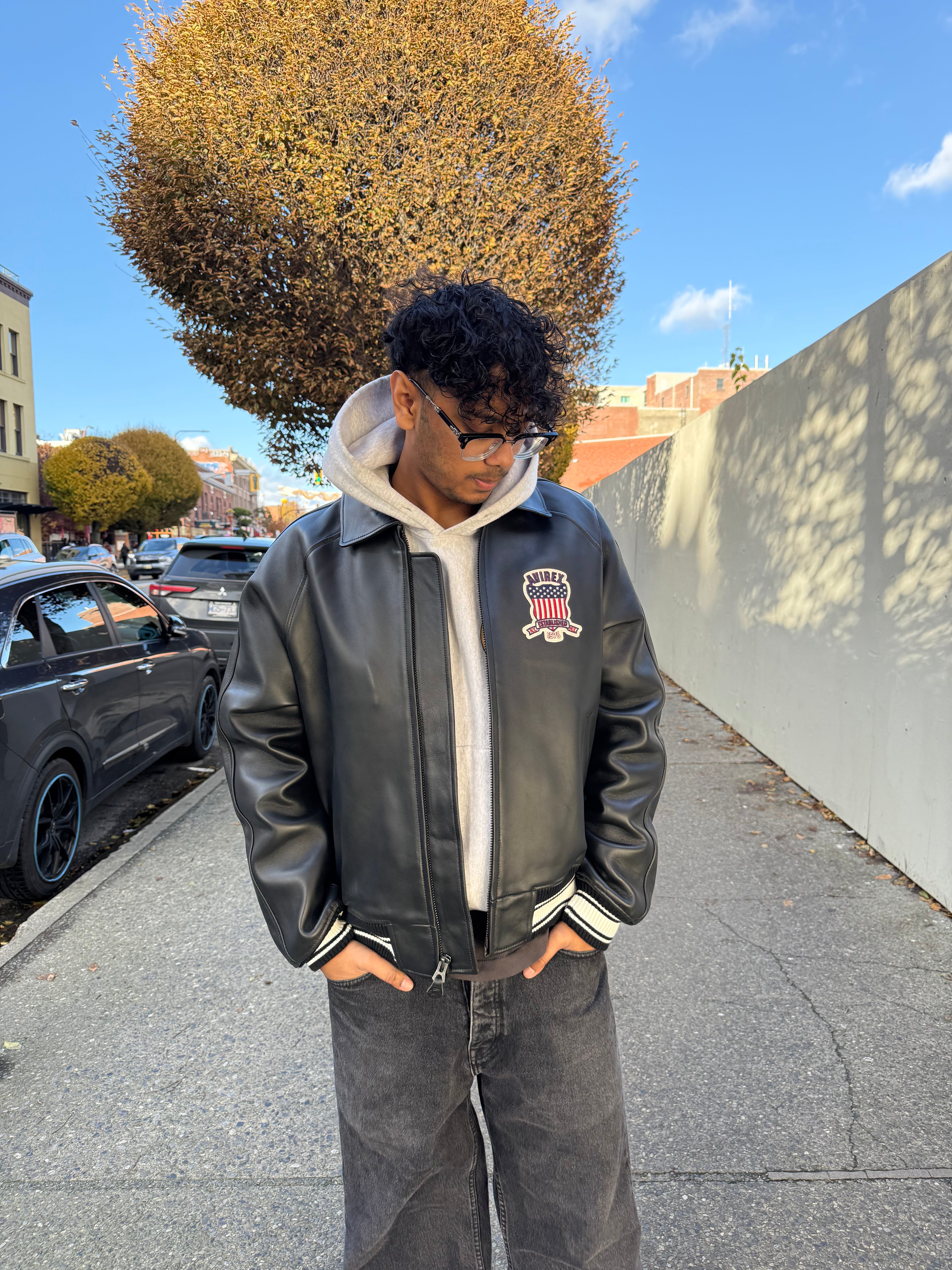 Icon Leather Jacket Assorted Colours