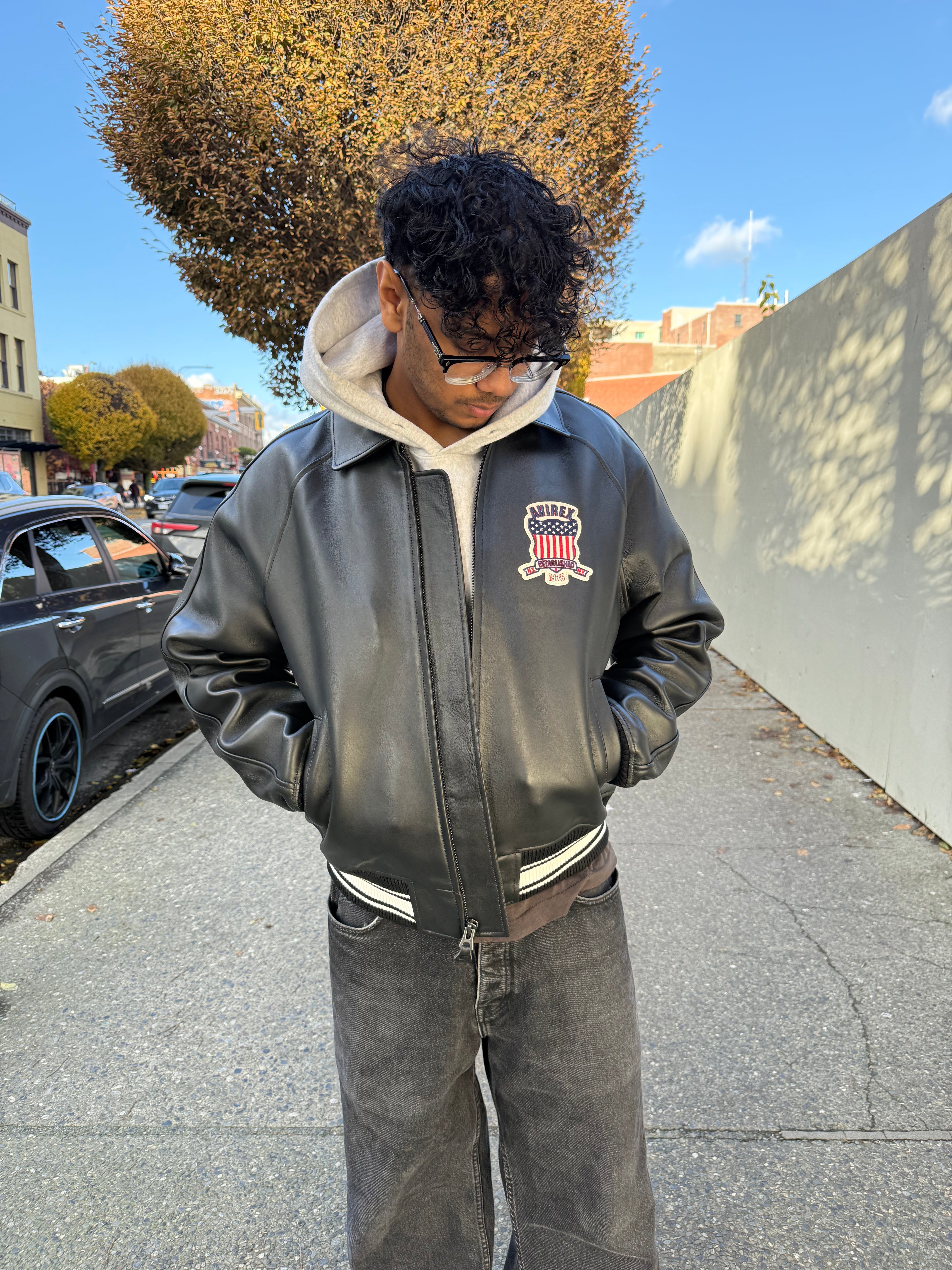 Icon Leather Jacket Assorted Colours