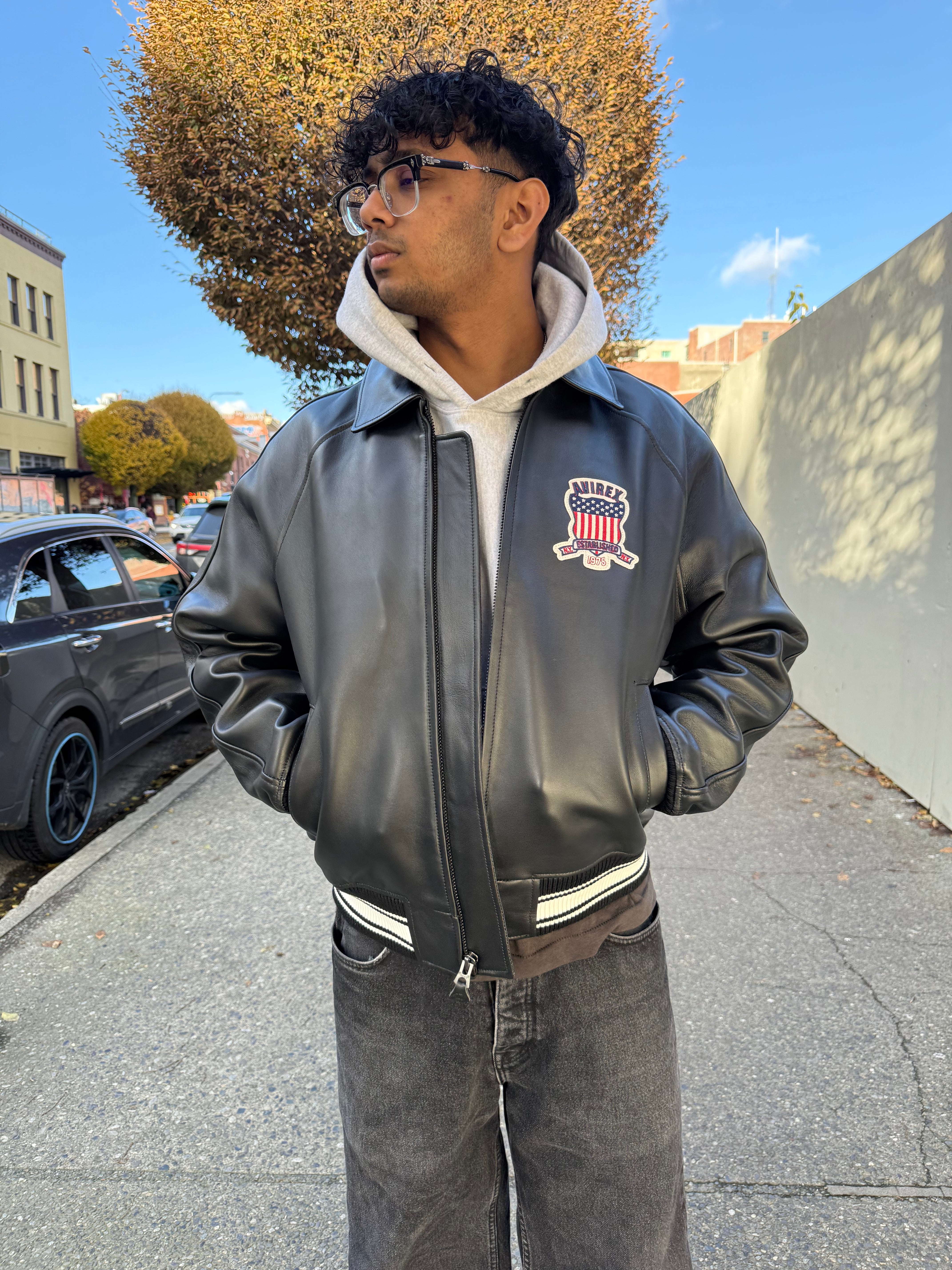 Icon Leather Jacket Assorted Colours