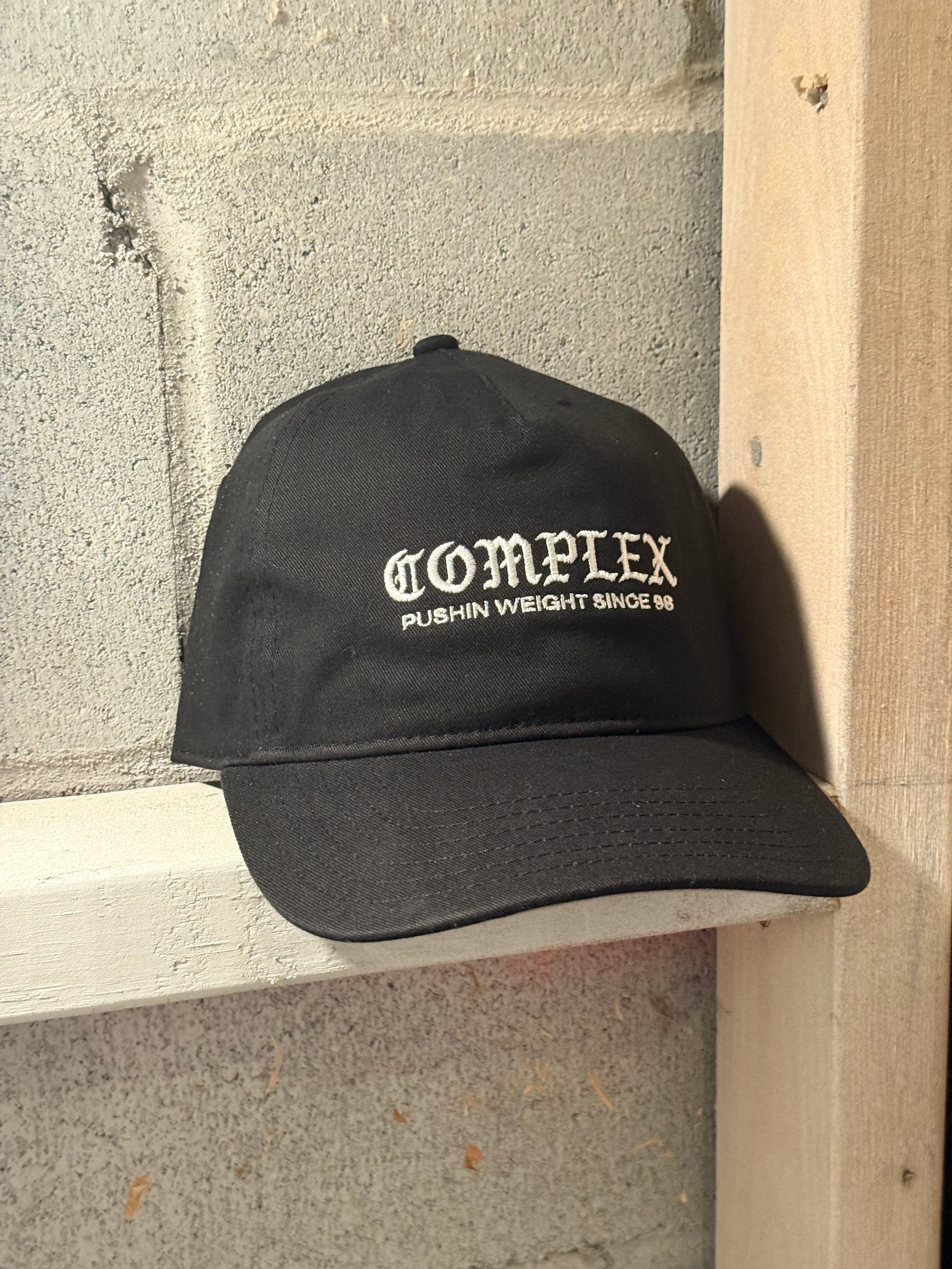 Nemek Five Panel Twill Strapback Black