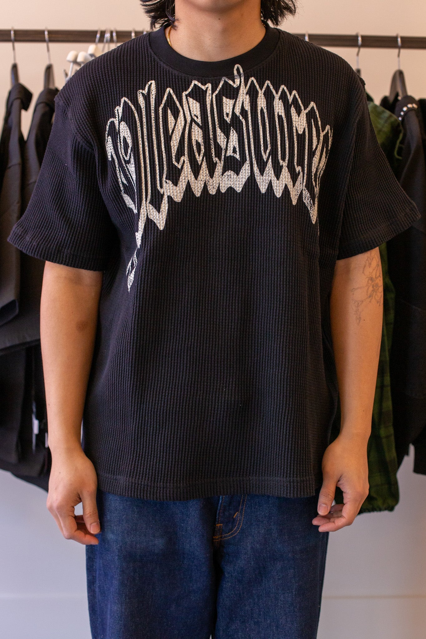 Twitch Waffle Shirt Black