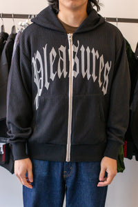 Twitch Knitted Zip Hoodie Black