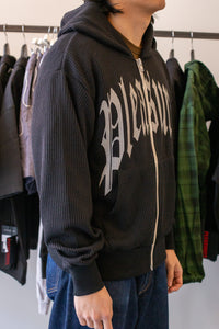 Twitch Knitted Zip Hoodie Black