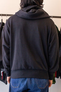 Twitch Knitted Zip Hoodie Black