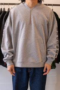 OE Quarter Zip Sweatshirt Grey