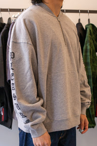 OE Quarter Zip Sweatshirt Grey