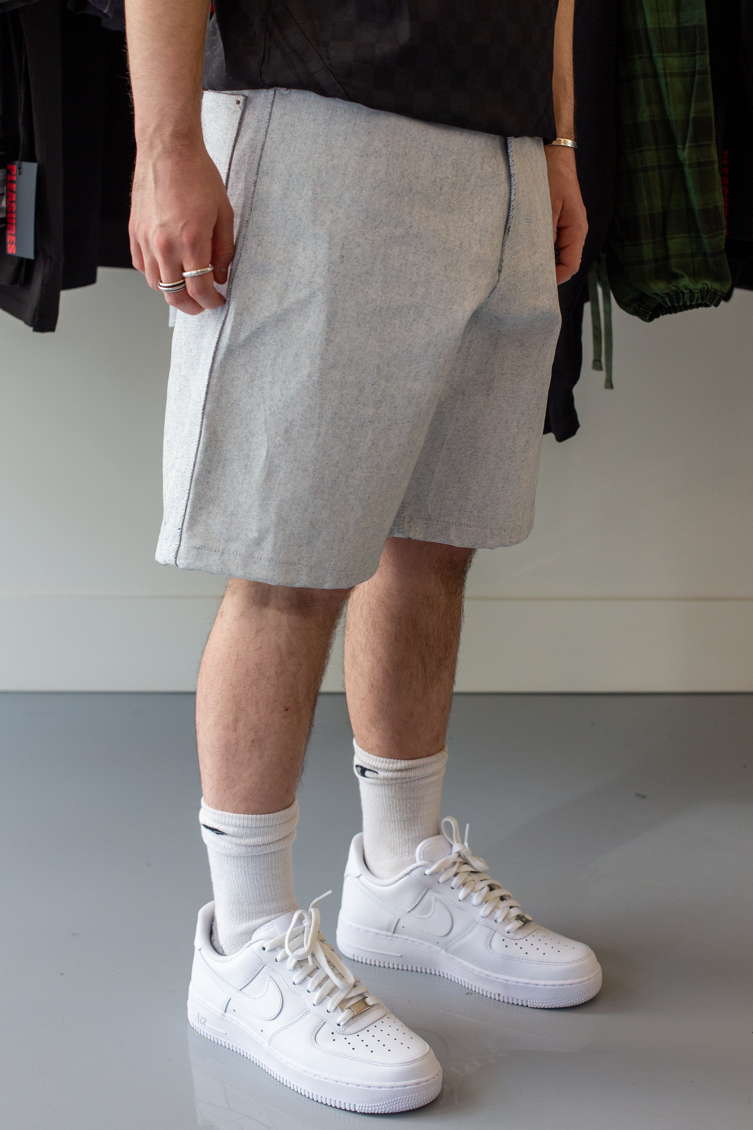 Whiteout Baggy Jorts