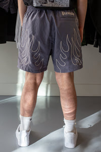 Fiery Running Shorts Grey