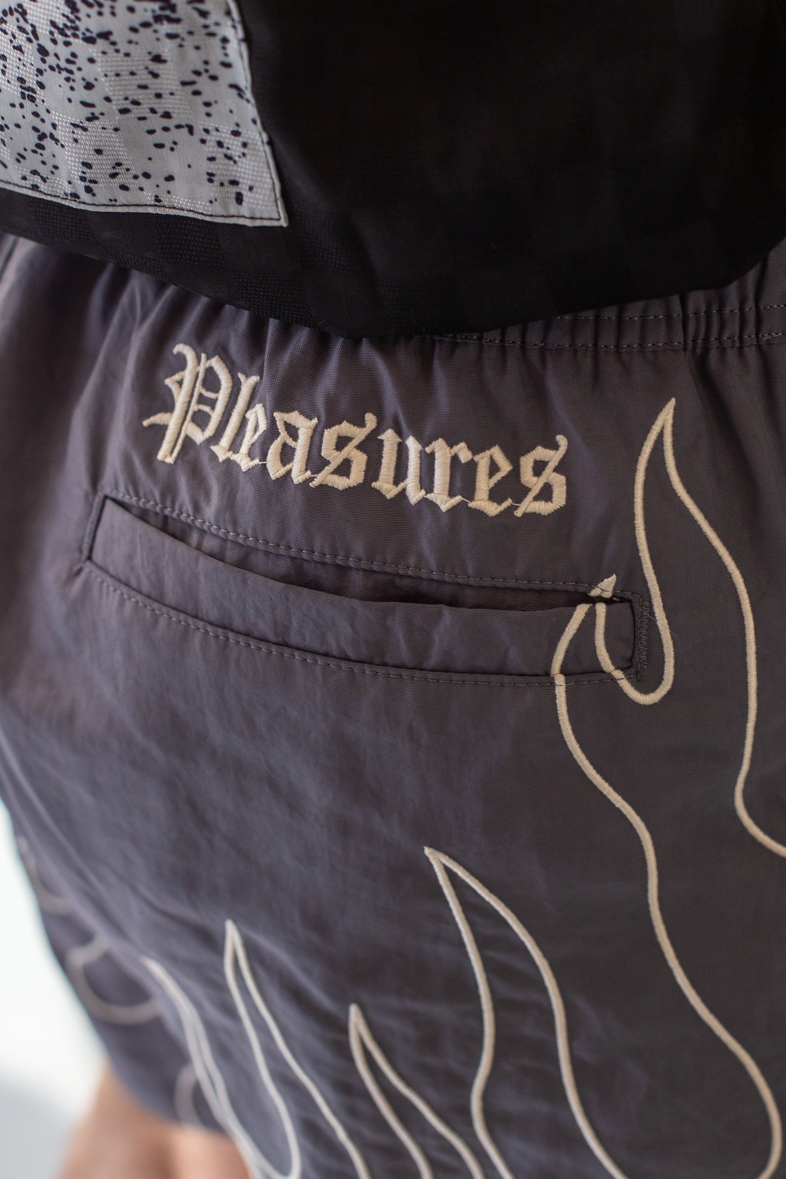 Fiery Running Shorts Grey