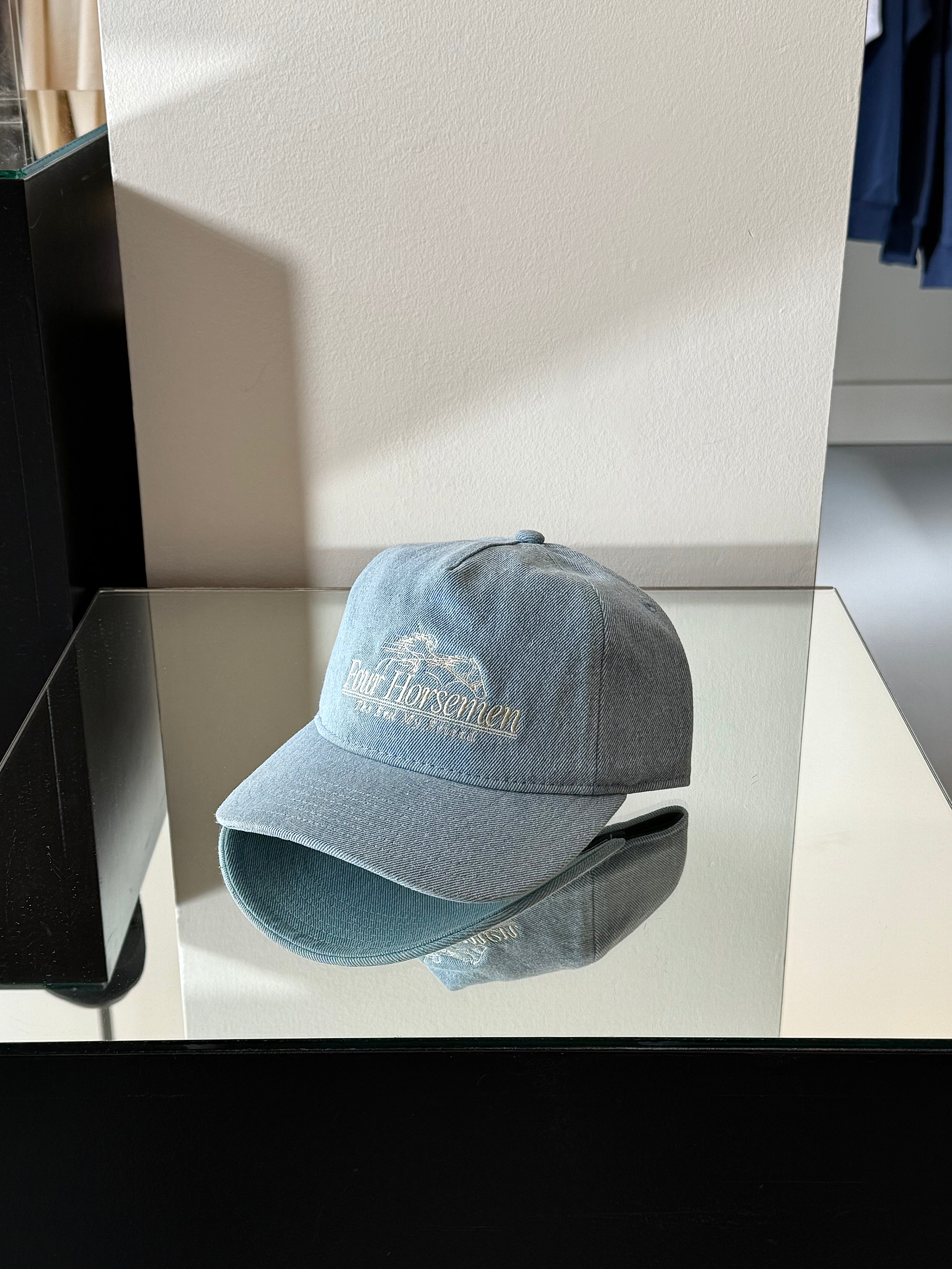 4H Downs 5 Panel Strapback Light Denim