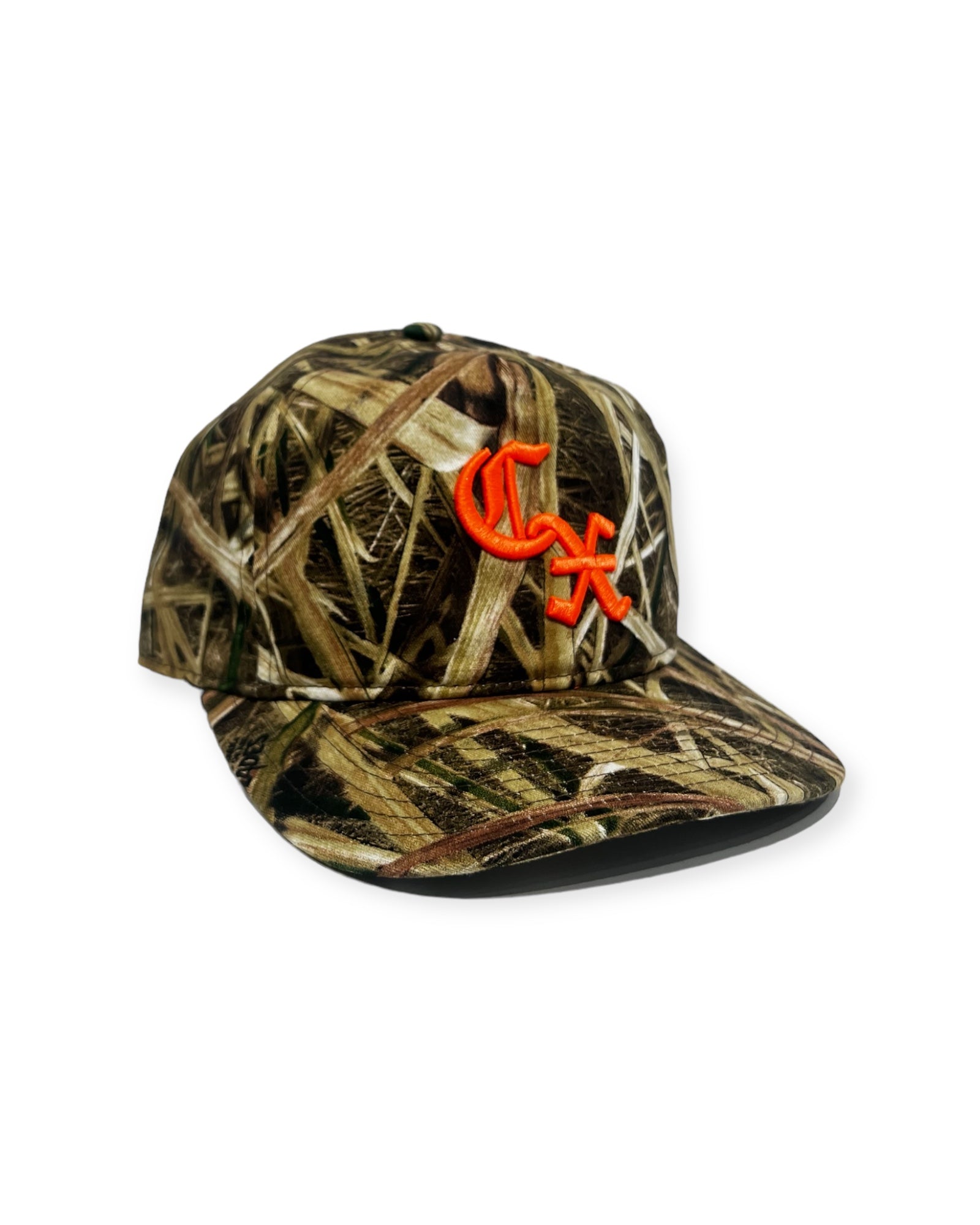 Chrome To Ya Dome Five Panel Strapback Grass Camo