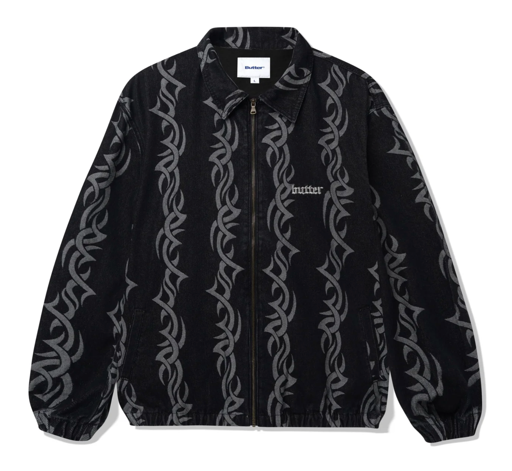 Tribal Denim Jacket Black