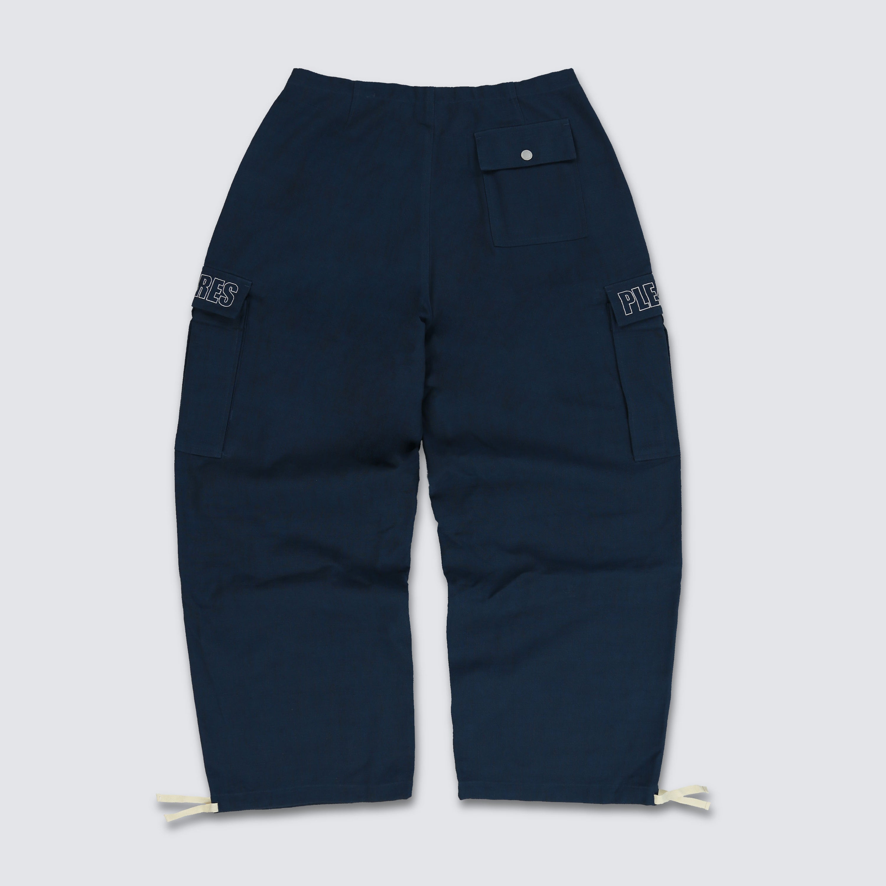 Visitor Wide Fit Cargo Pant Navy