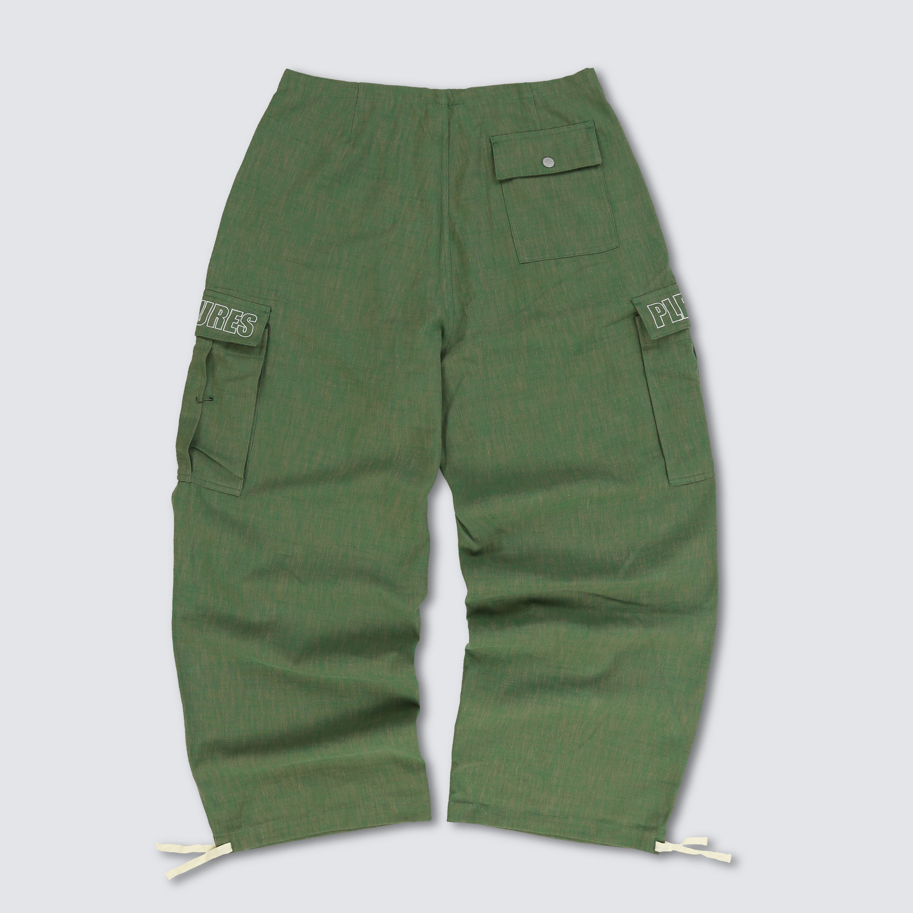 Visitor Wide Fit Cargo Pant Green