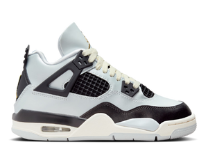 Air Jordan 4 Retro (GS) Pure Platinum/Metallic Gold