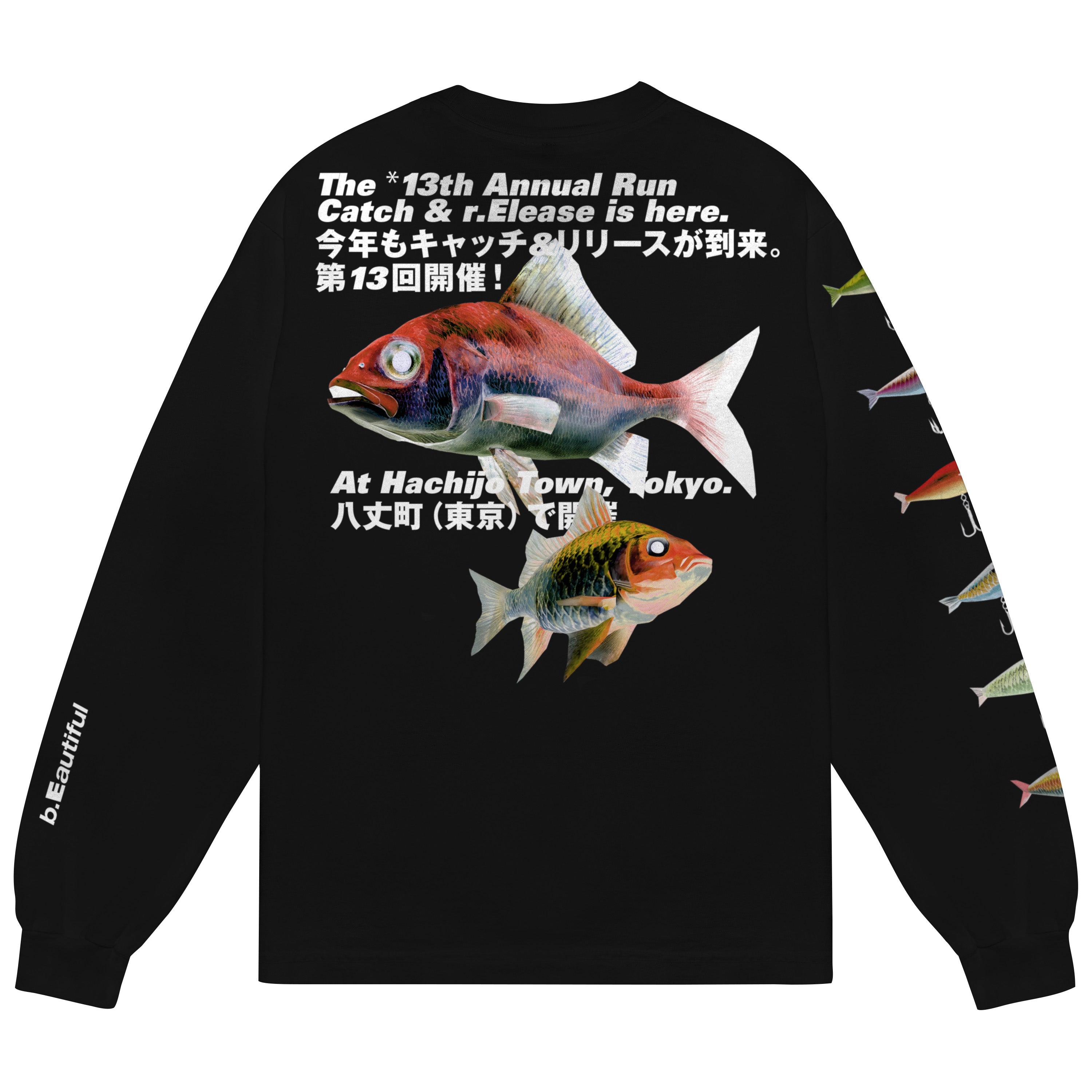 Catch And Release L/S Tee Black