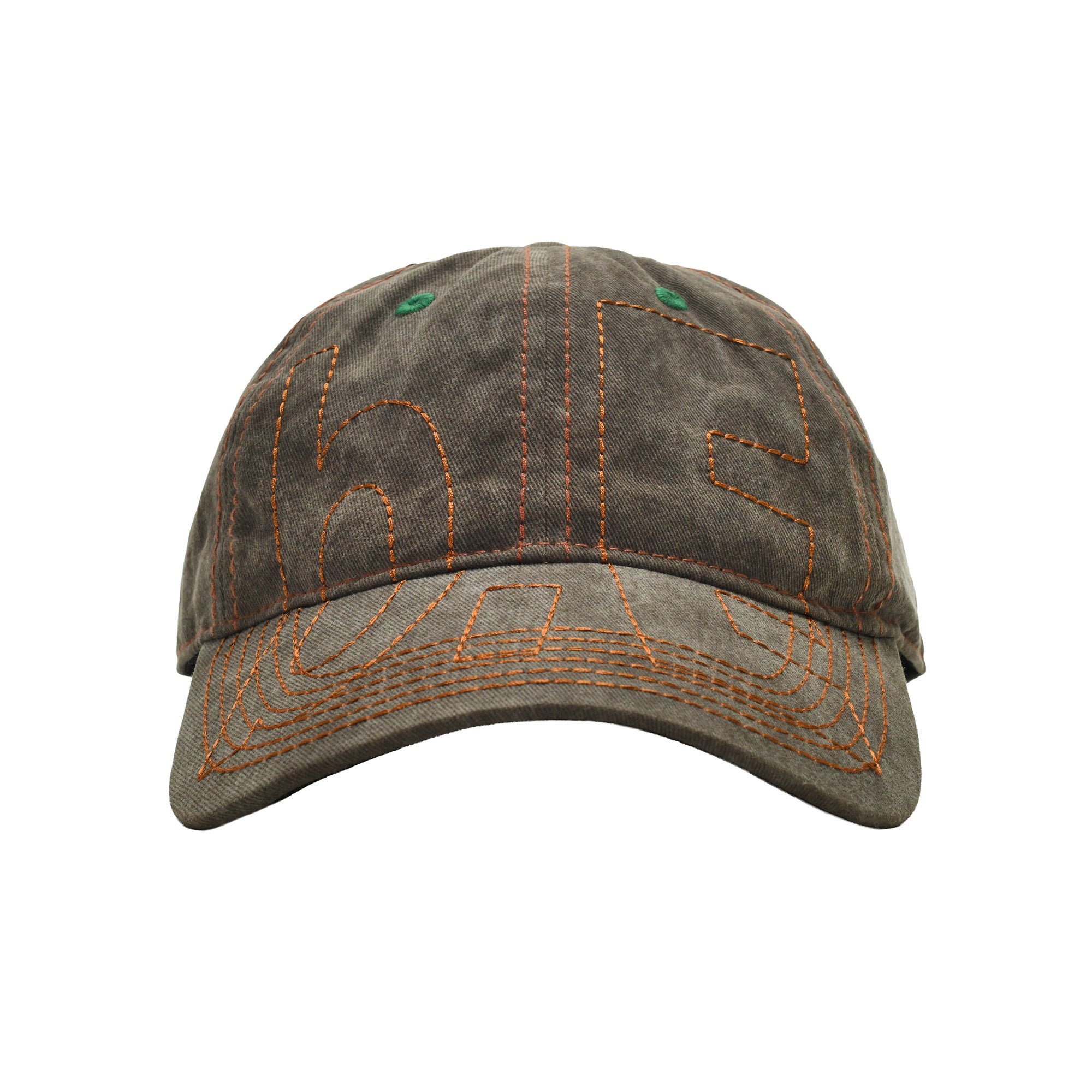 Vapor 6-Panel Cap Washed Brown
