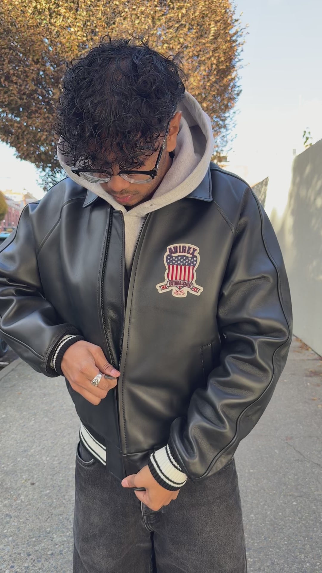 Icon Leather Jacket Assorted Colours