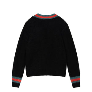 Mohair Tennis Sweater Black