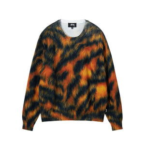 Printed Fur Sweater Tiger