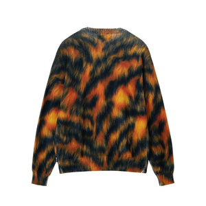 Printed Fur Sweater Tiger