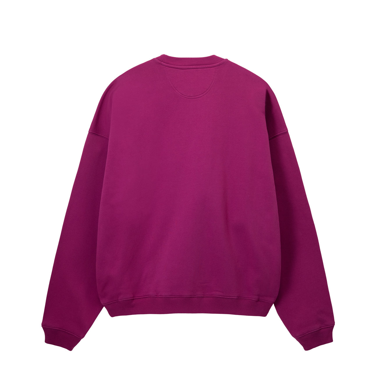 Relaxed Oversized Crew Magenta