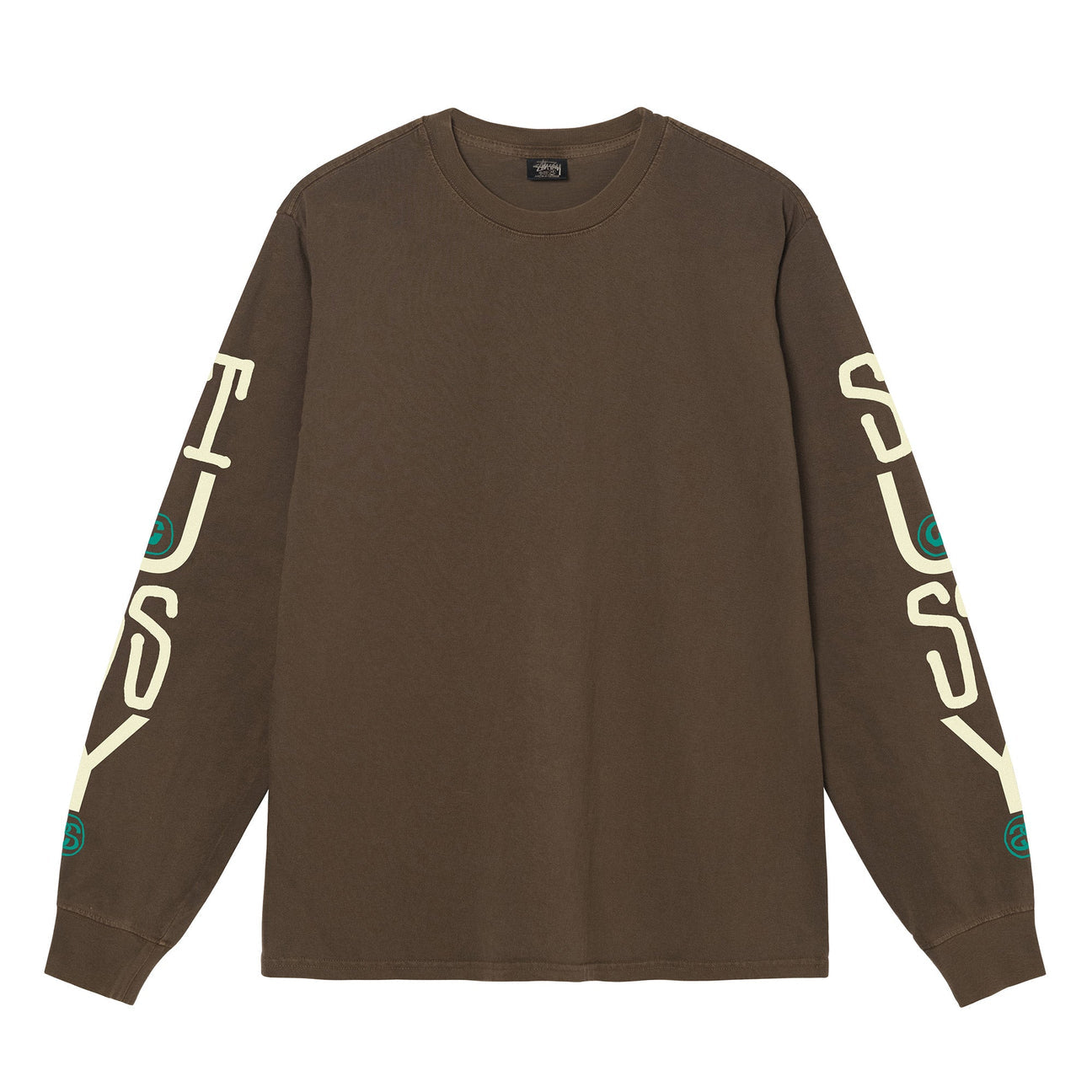 Classic Stack Pig Dyed LS Tee Coffee