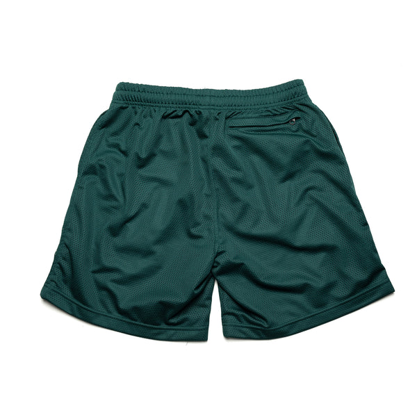 Double Mesh Shorts Forest Green