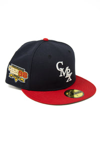 Pitchin' Work New Era Fitted Cap Navy/Red