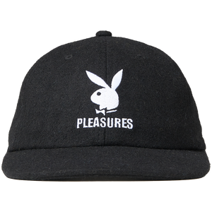 PB Wool Strapback Cap Black