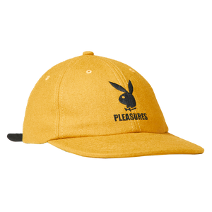 PB Wool Strapback Cap Mustard